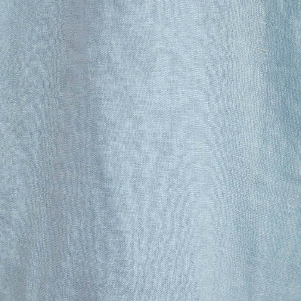 Linen Camp Collar Shirt 24 - Sky - Image 4