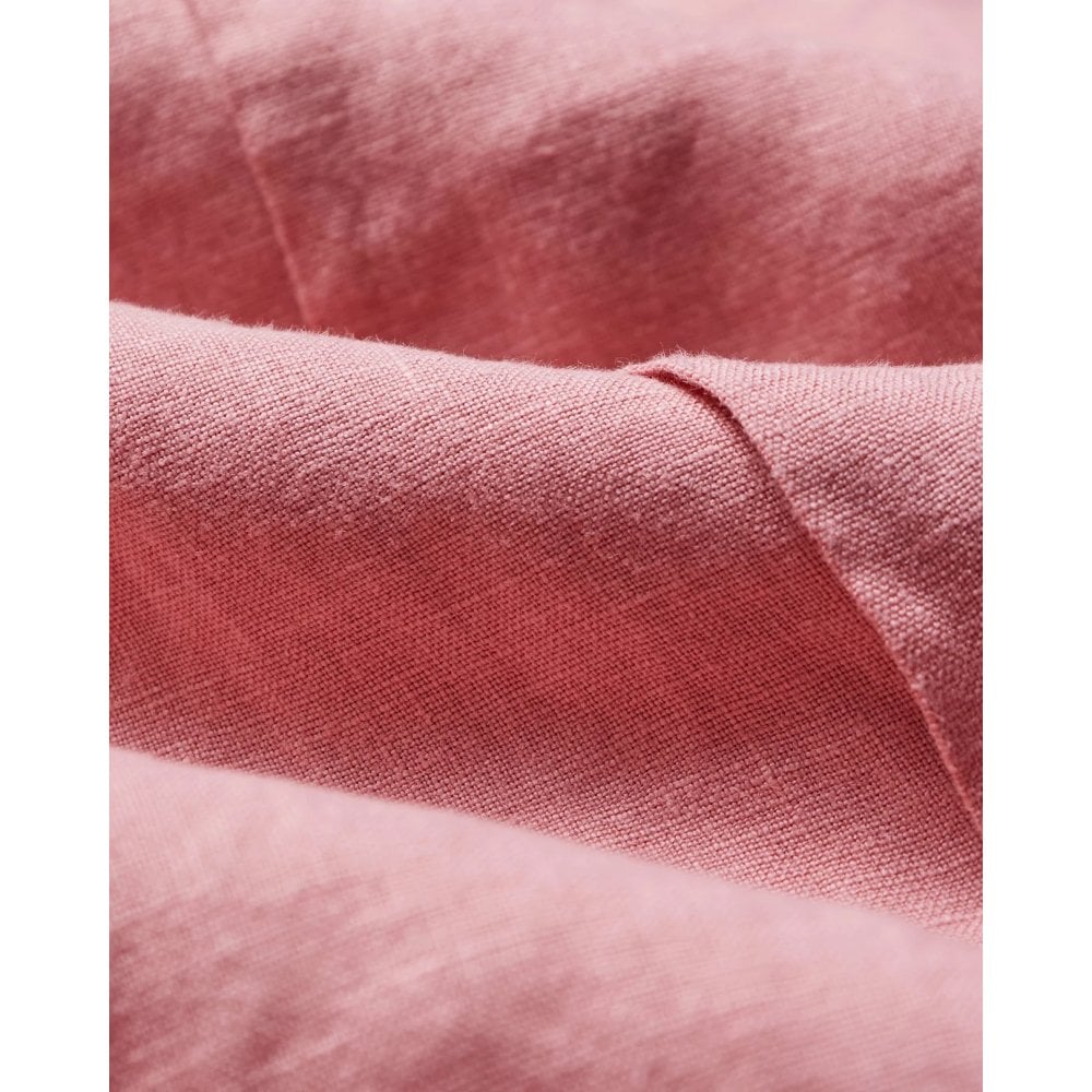 Linen Camp Collar Shirt - Rose - Image 4