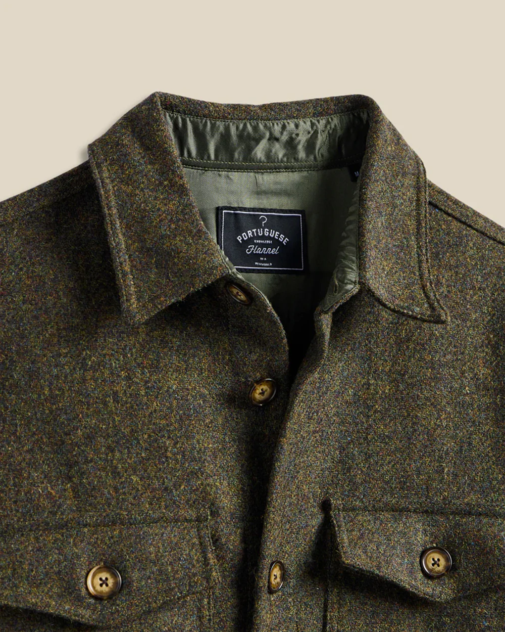 Wool Field Overshirt - Forest - Image 2