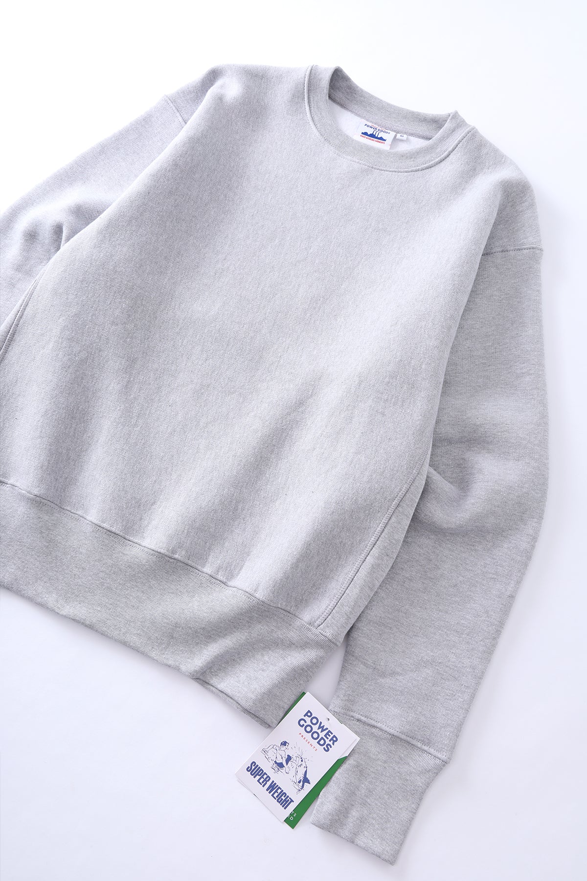 Super Weight Crewneck - Heather Grey - Image 4