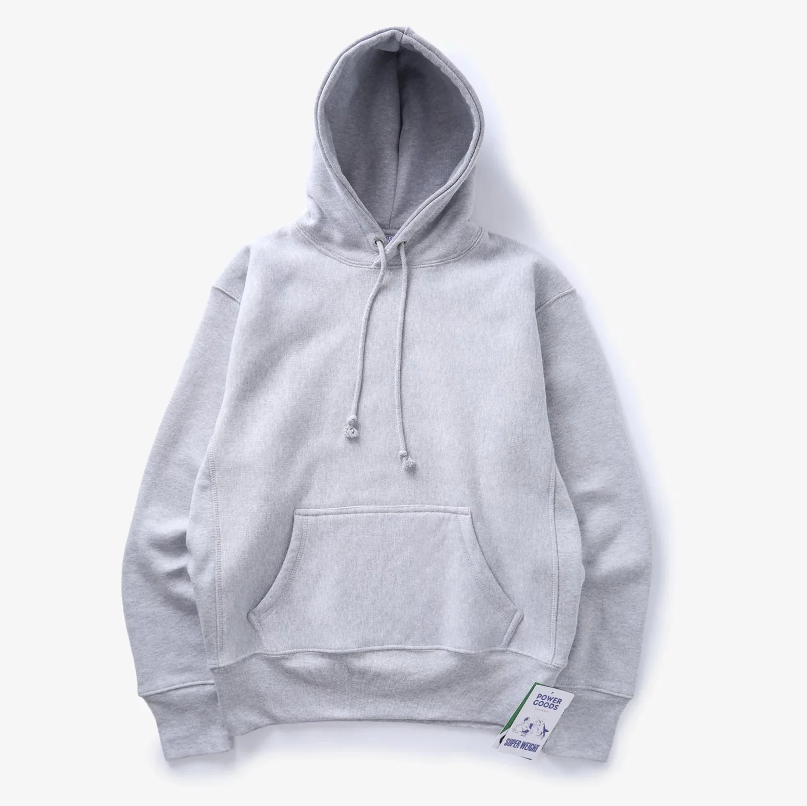 Super Weight Hoodie - Heather Grey