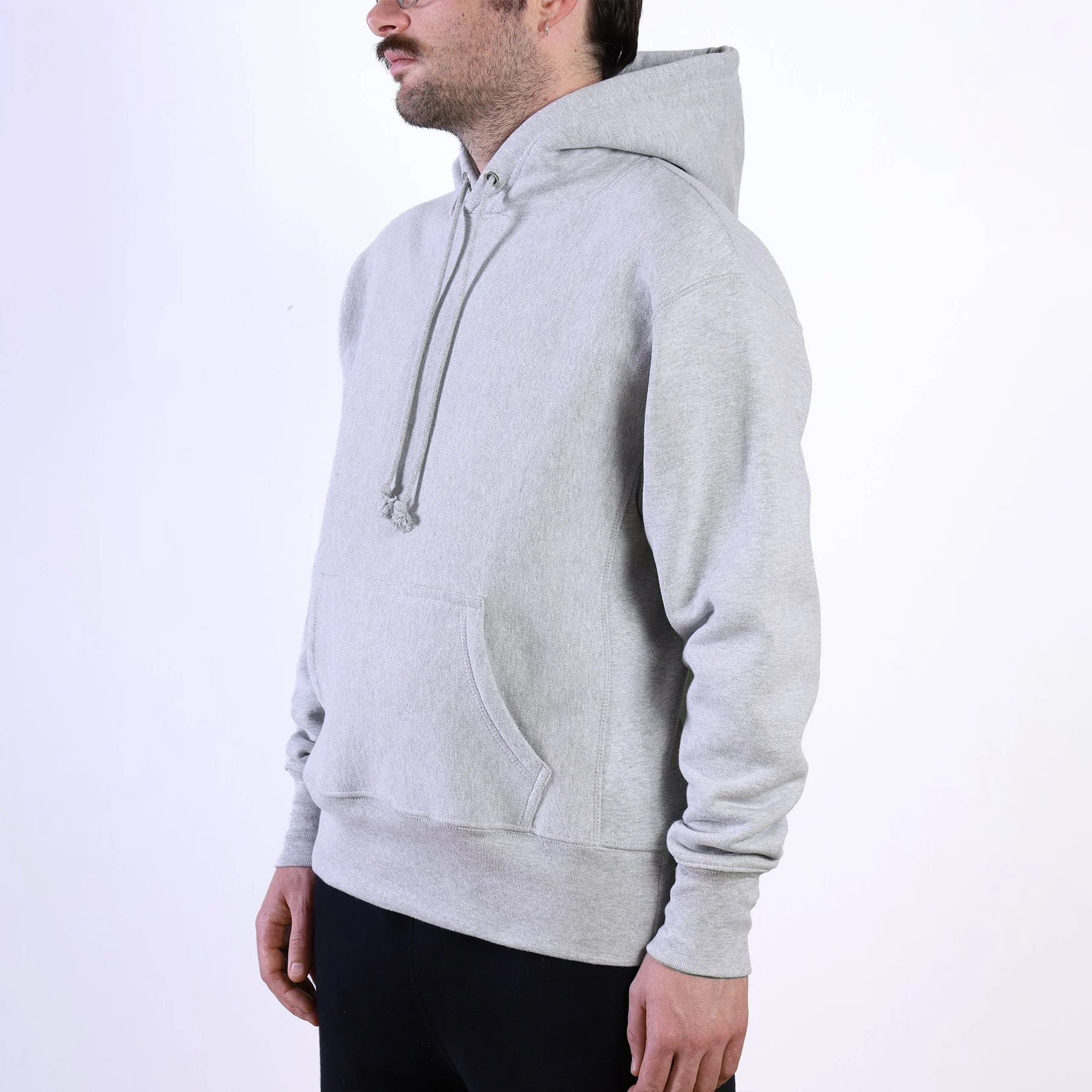 Super Weight Hoodie - Heather Grey - Image 2
