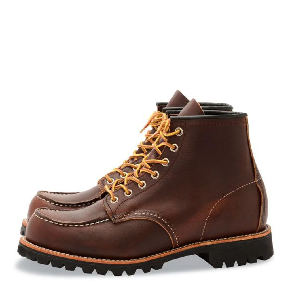 8146 Roughneck 6" Boot - Briar Oil Slick Leather - Image 5