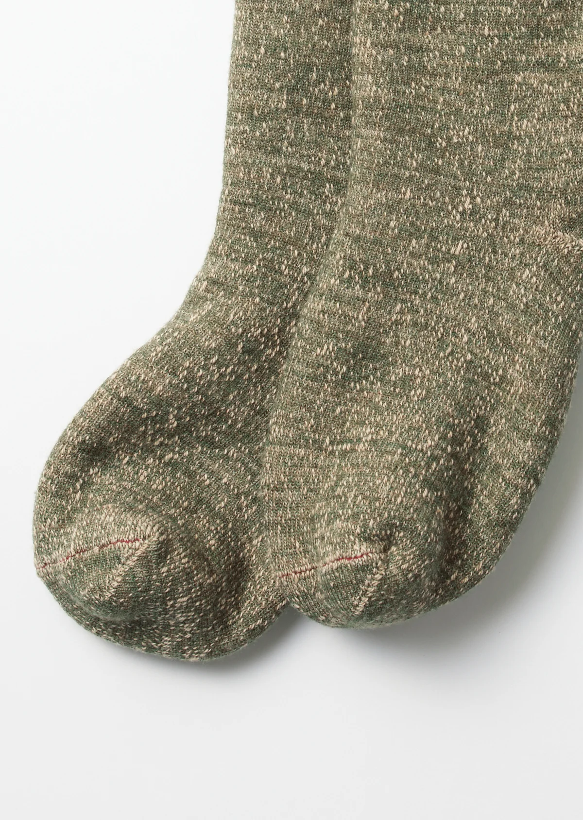 Double Face Crew Socks - Green / Brown - Image 3