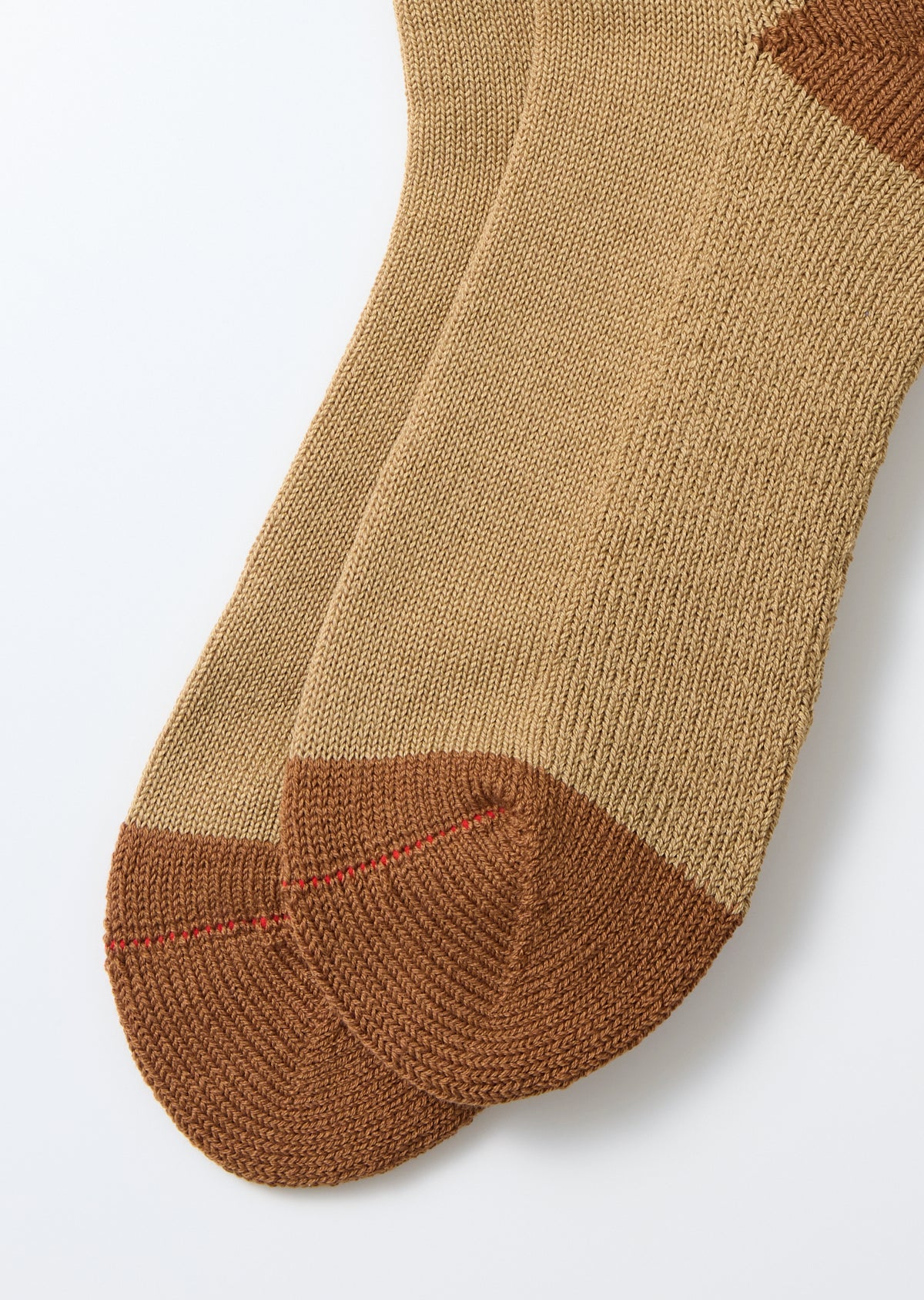 Multi Loose Pile Socks - Dark Green / Khaki - Image 4