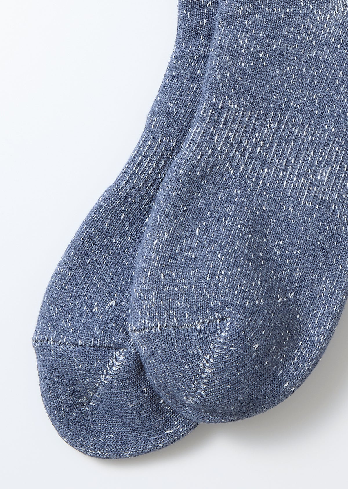 Washi Pile Crew Socks - Slate Blue - Image 2