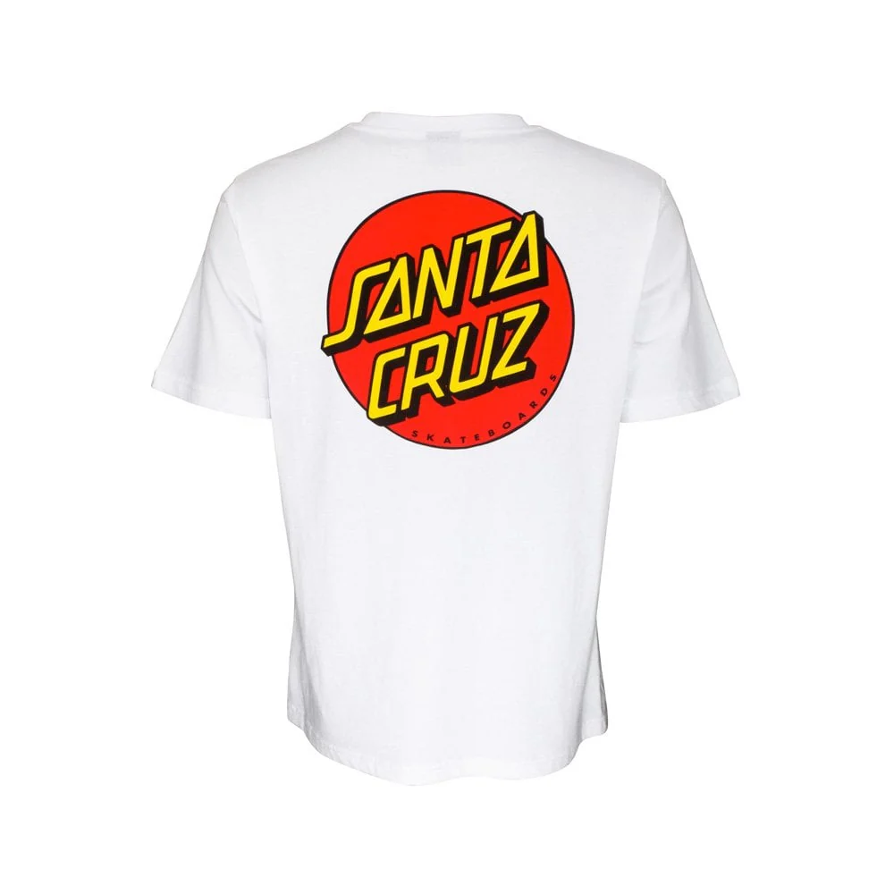 Women's Classic Dot Chest T-shirt - White - Image 2