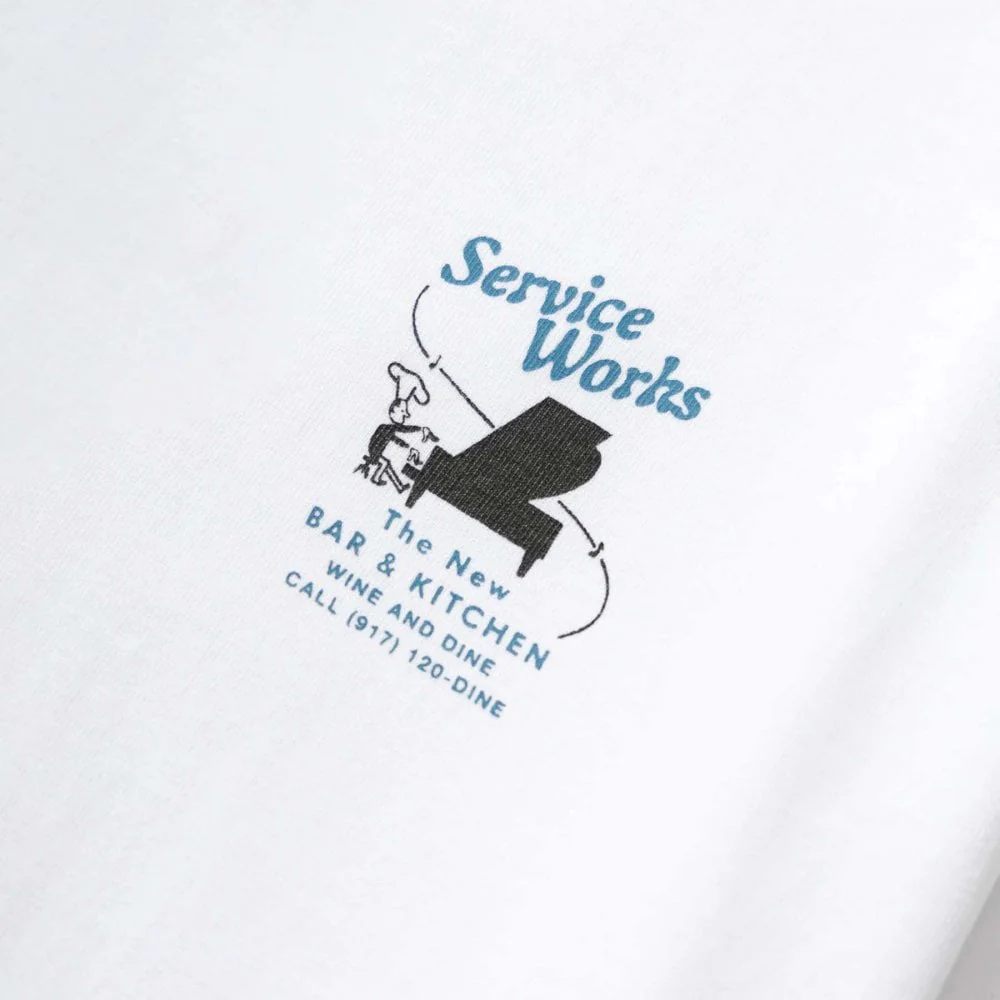 Bar + Kitchen Tee - White - Image 3