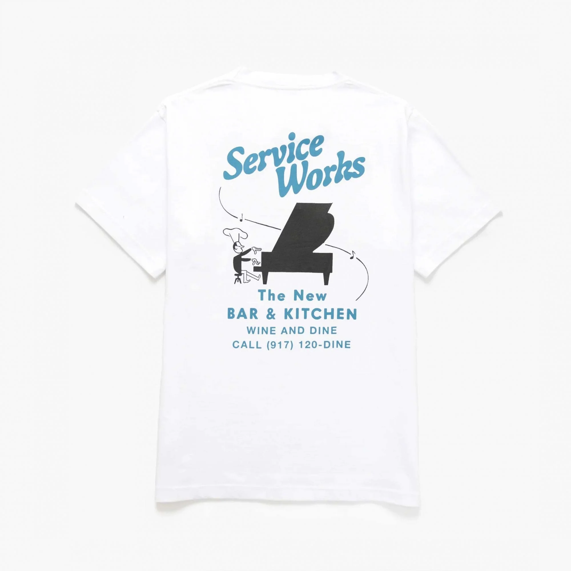 Bar + Kitchen Tee - White - Image 4