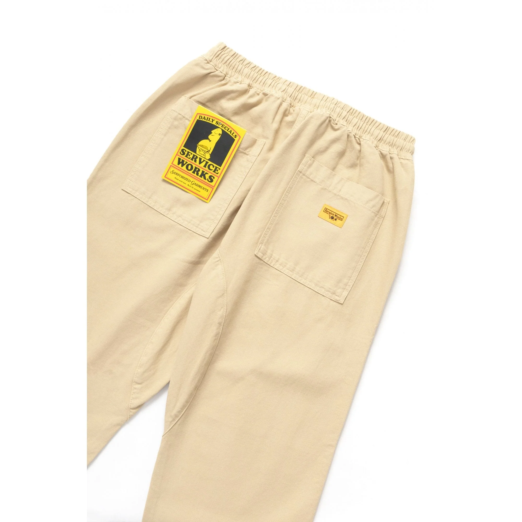 Classic Chef Pants - Khaki - Image 5