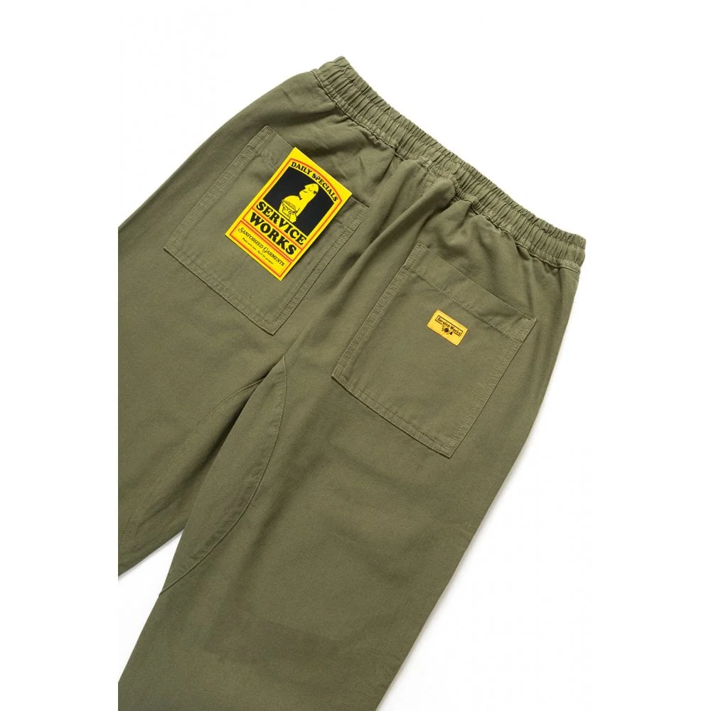 Classic Chef Pants - Olive - Image 5
