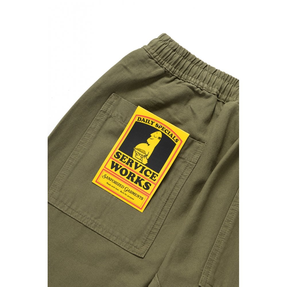 Classic Chef Pants - Olive - Image 6