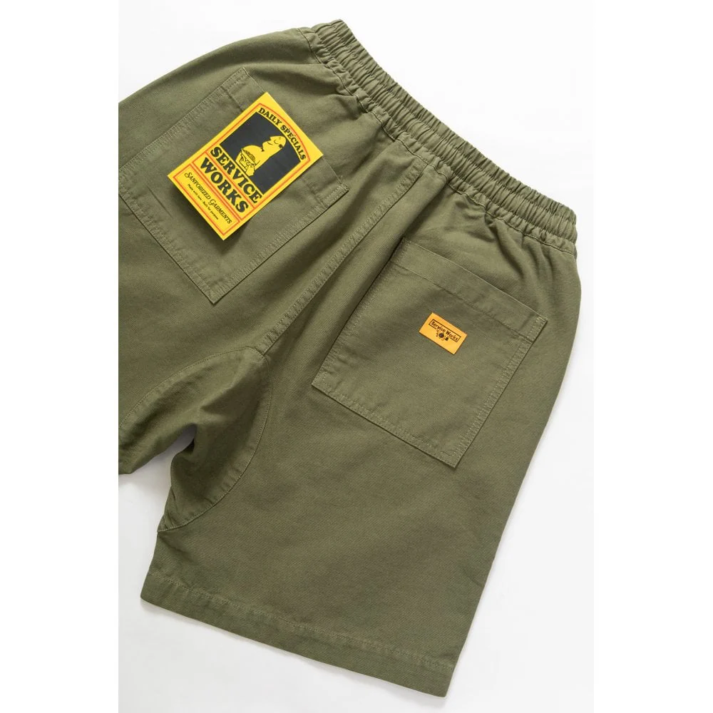 Classic Chef Shorts - Olive - Image 6