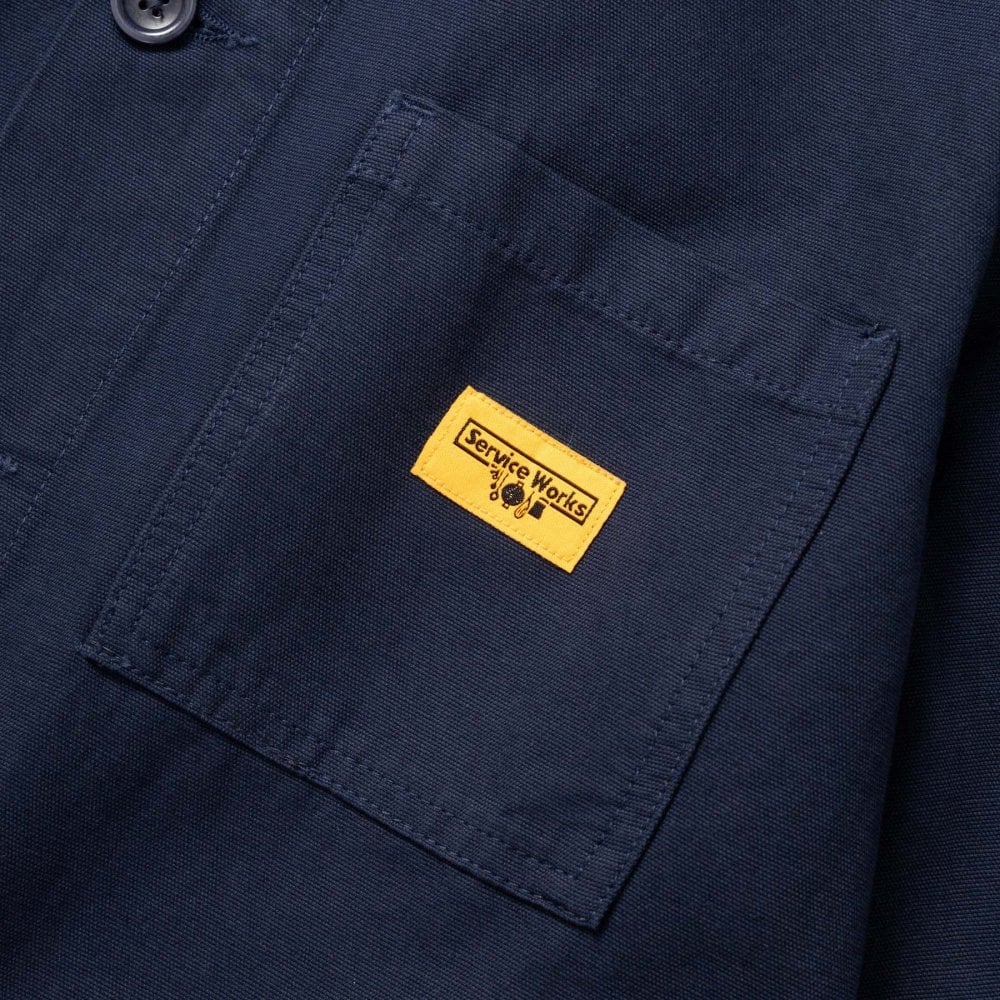 Canvas Chore Shirt - Dark Navy - Image 4
