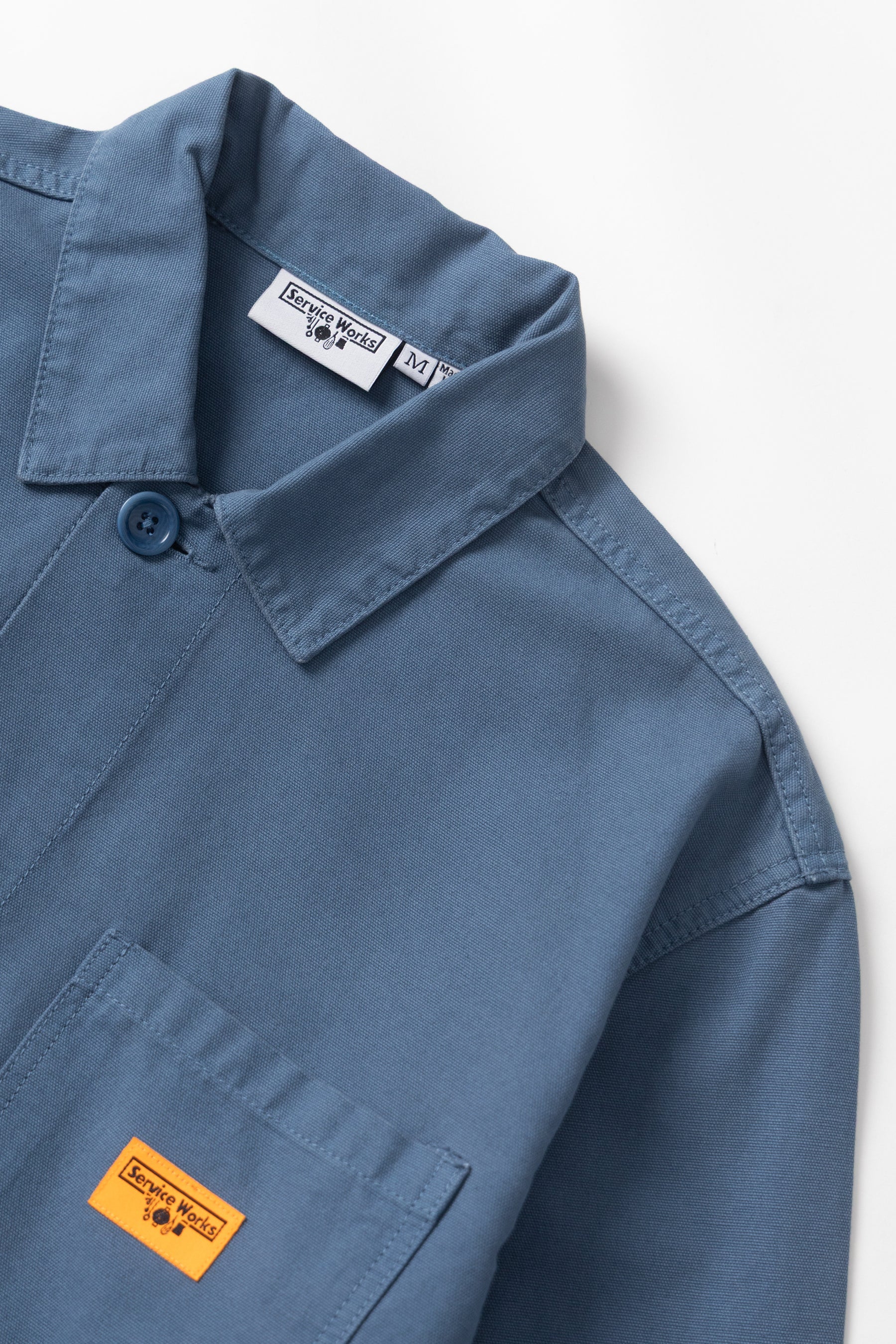 Canvas Chore Shirt - Slate - Image 4