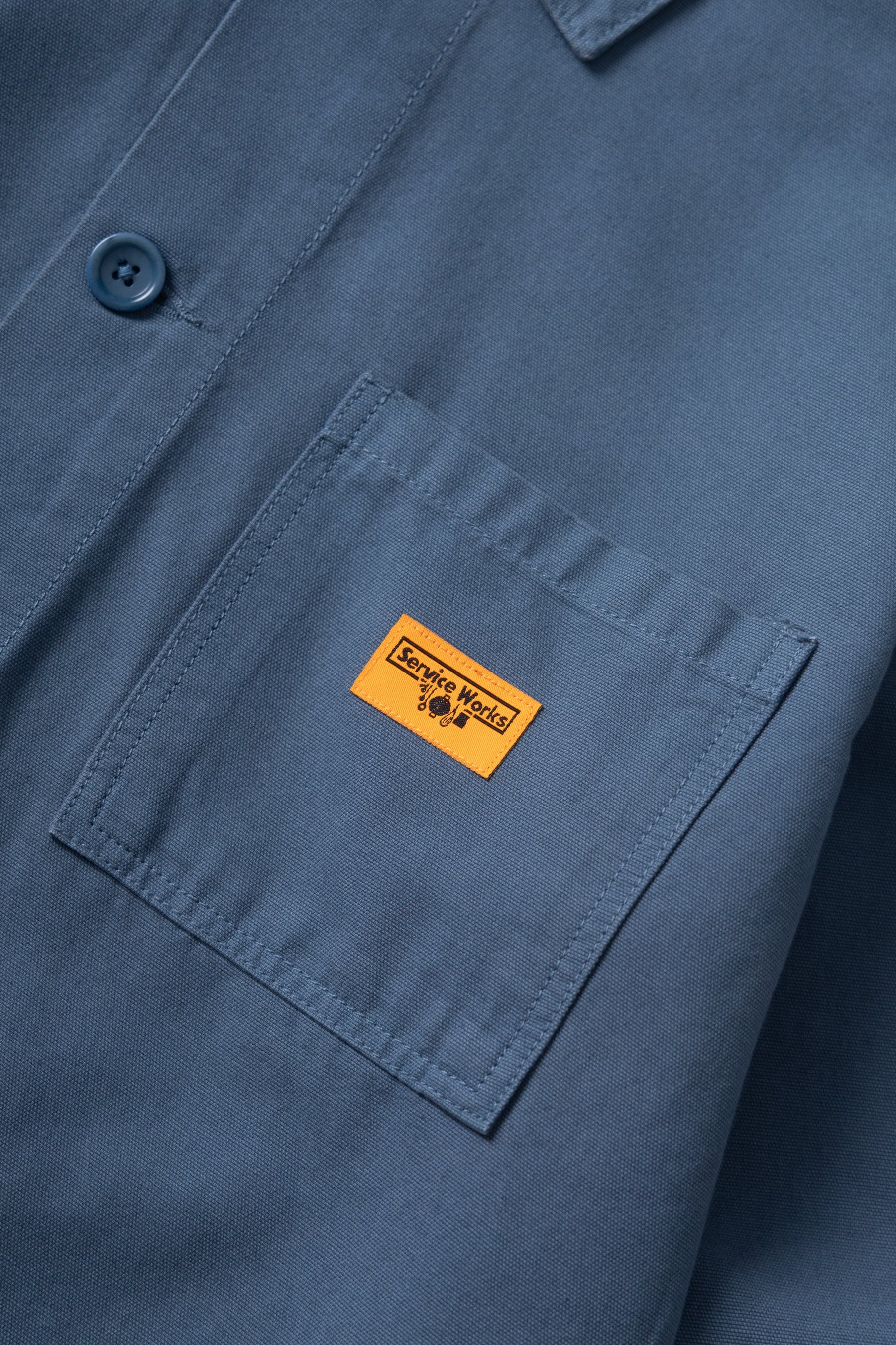 Canvas Chore Shirt - Slate - Image 5