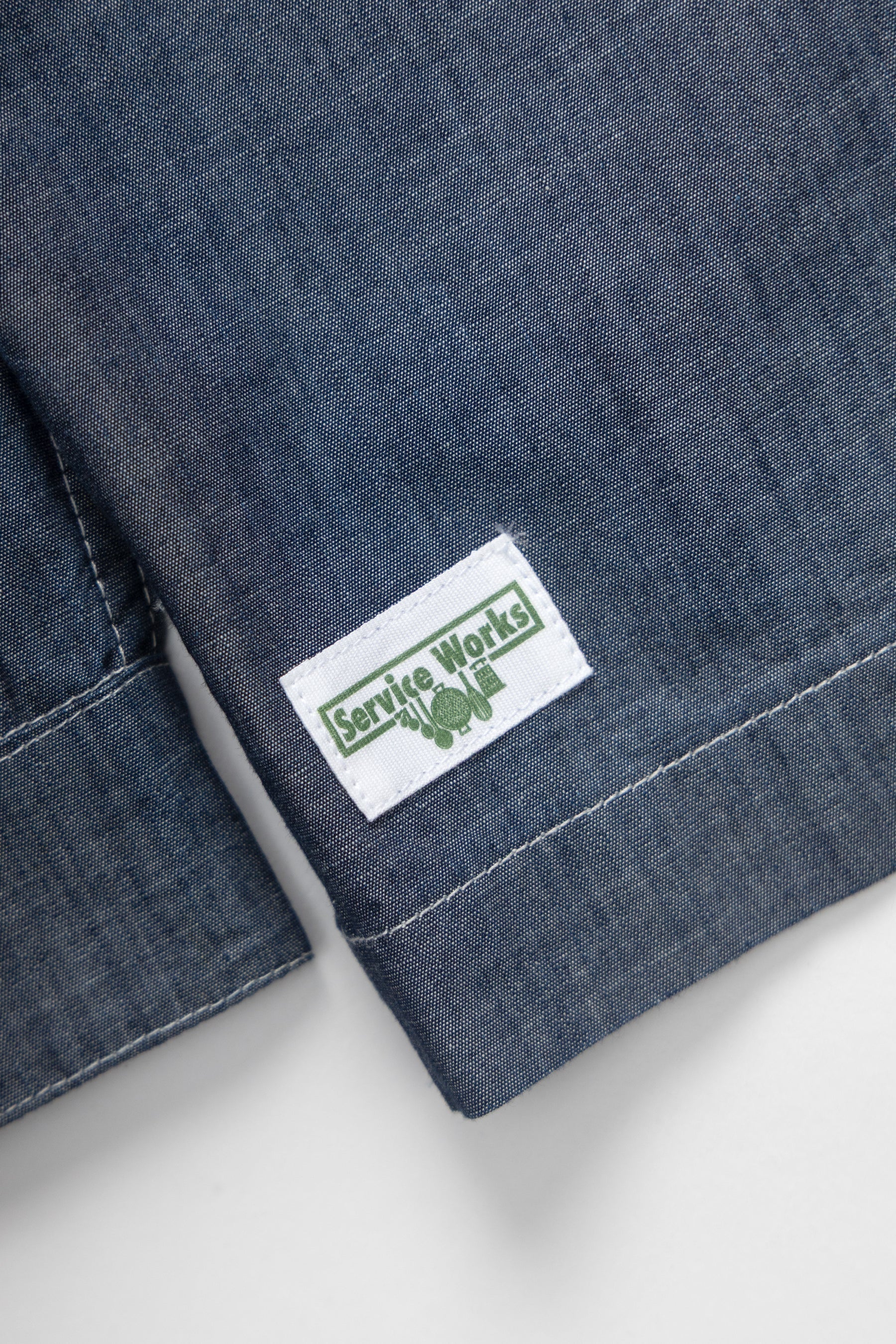 Chambray Resort Shirt - Dark Blue - Image 3