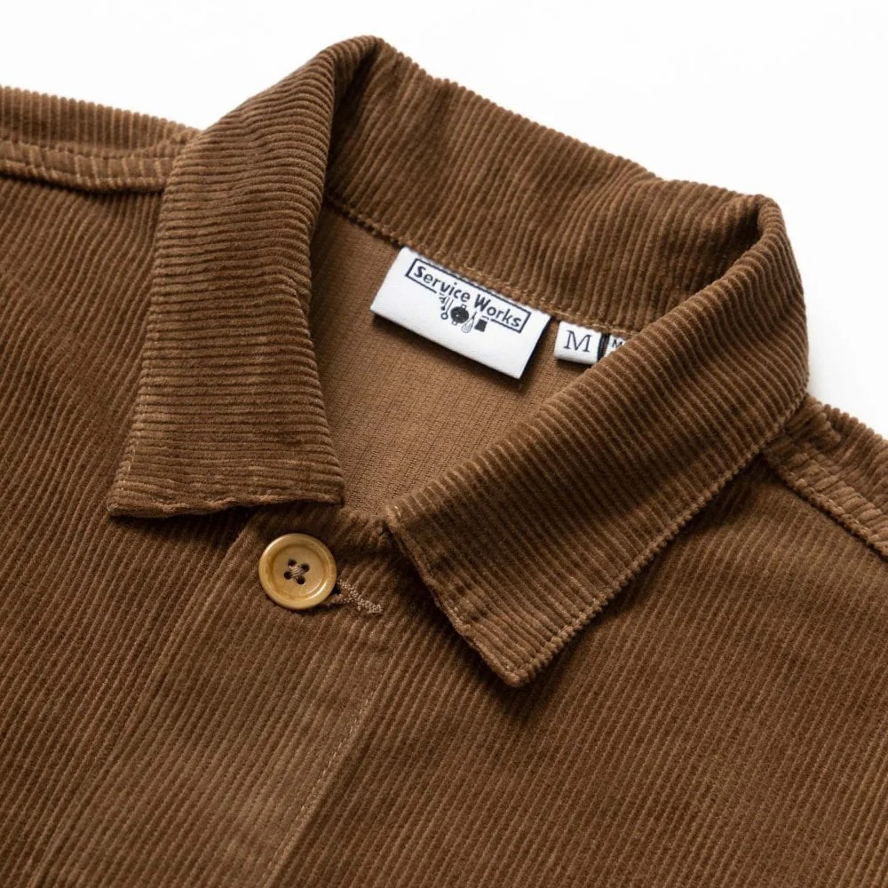 Corduroy Chore Shirt - Bark - Image 5