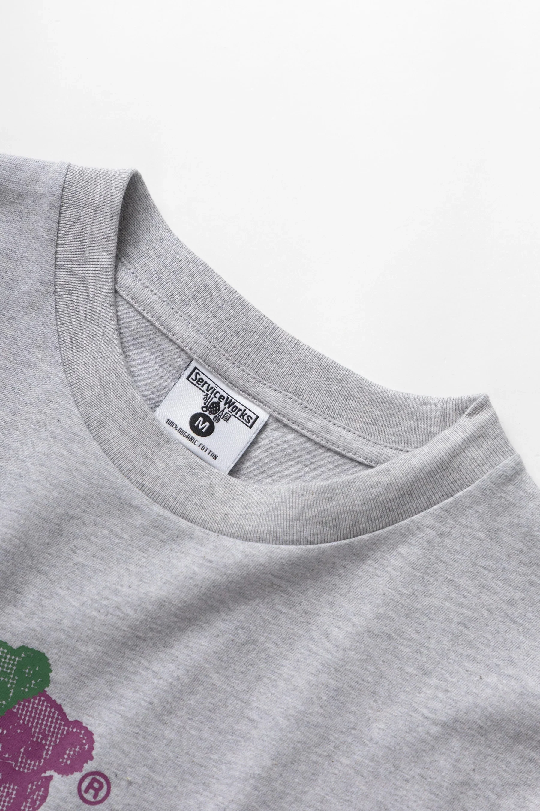 Family Fruit Tee - Heather Grey - Image 4