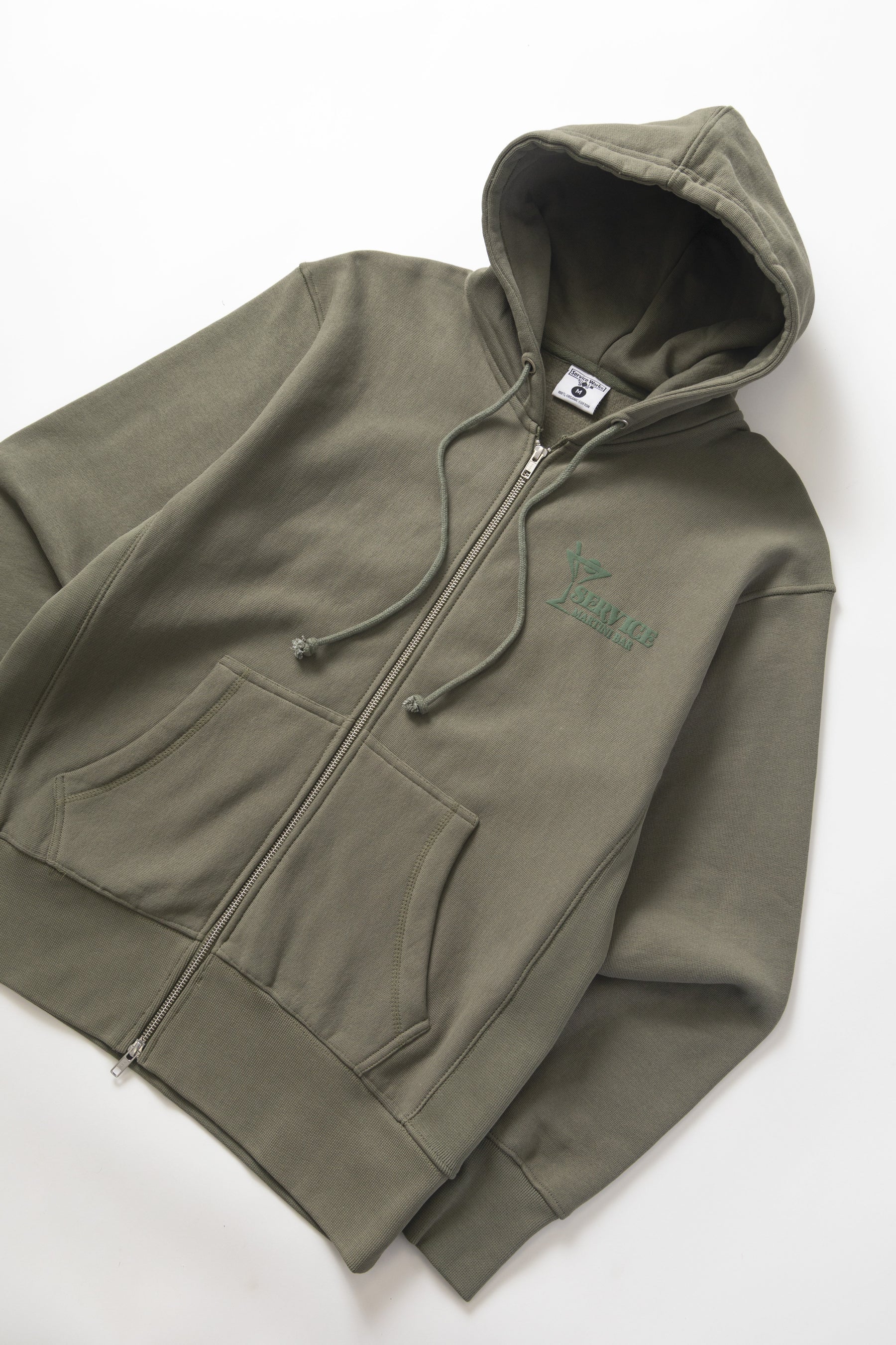 Martini Zipper Hoodie - Black - Image 2