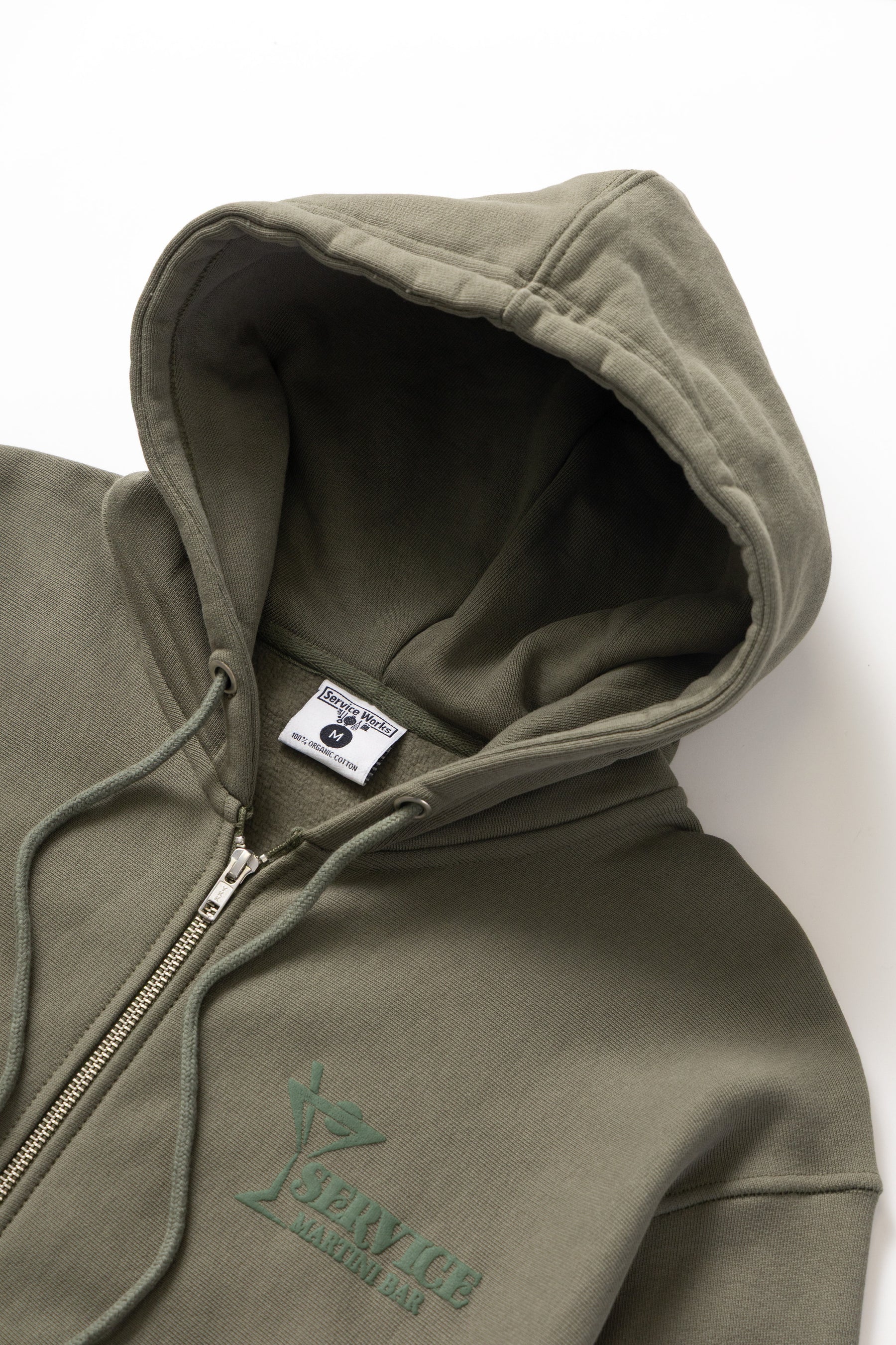 Martini Zipper Hoodie - Black - Image 4