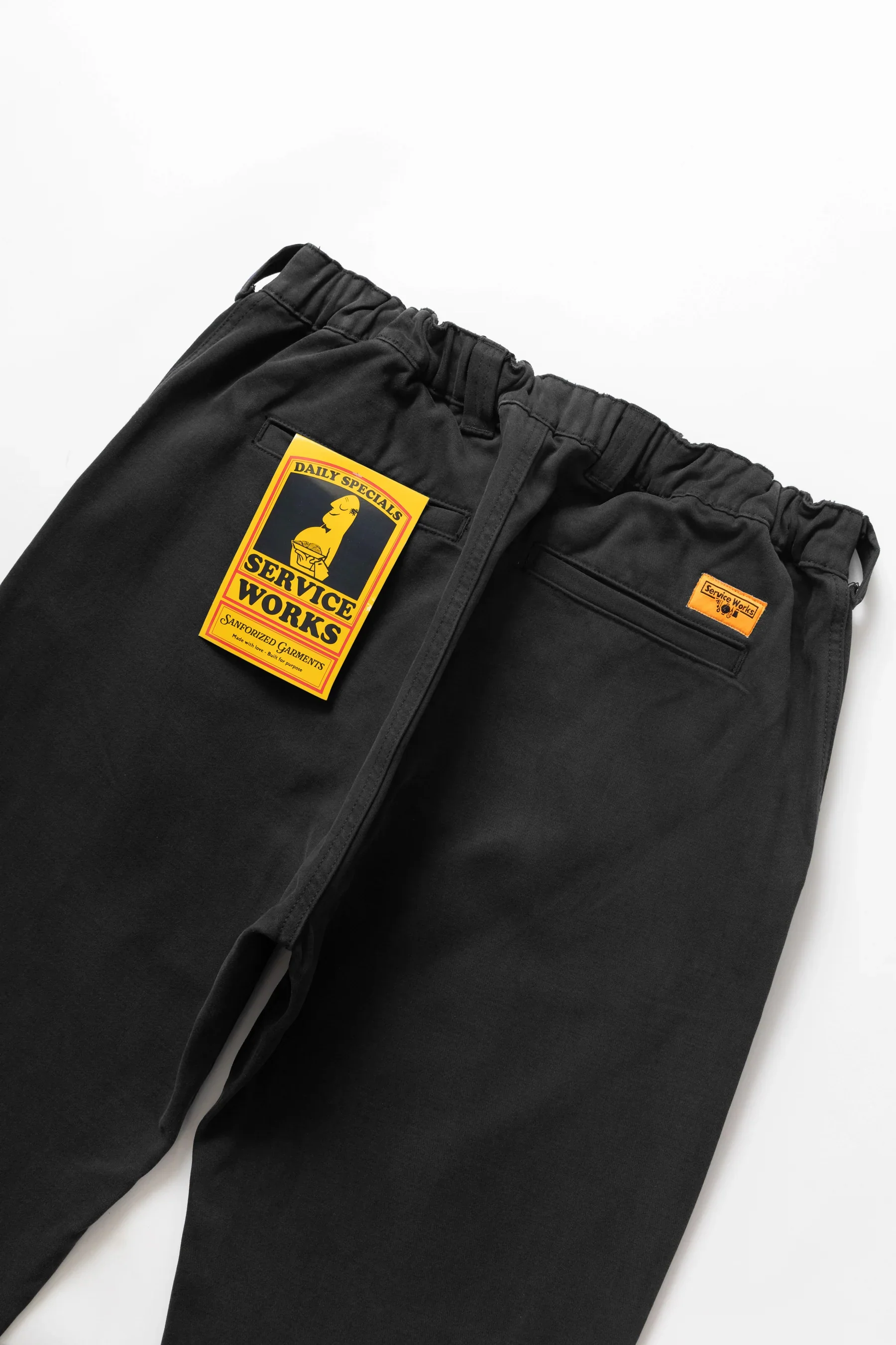 Moleskin Waiter Pants - Black - Image 4