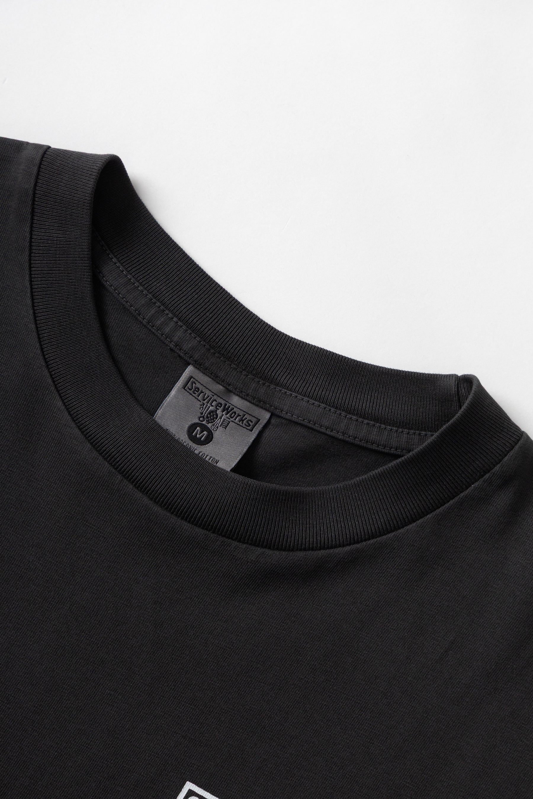 Pigment Dyed Trademark Tee - Black - Image 4