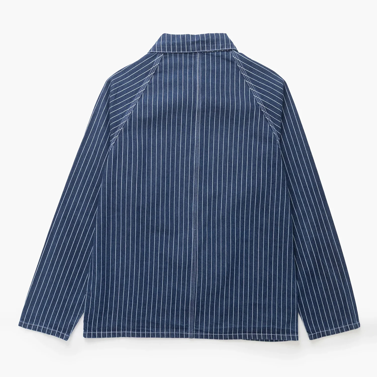 Pinstripe Denim Coverall 2.0 - Indigo - Image 2