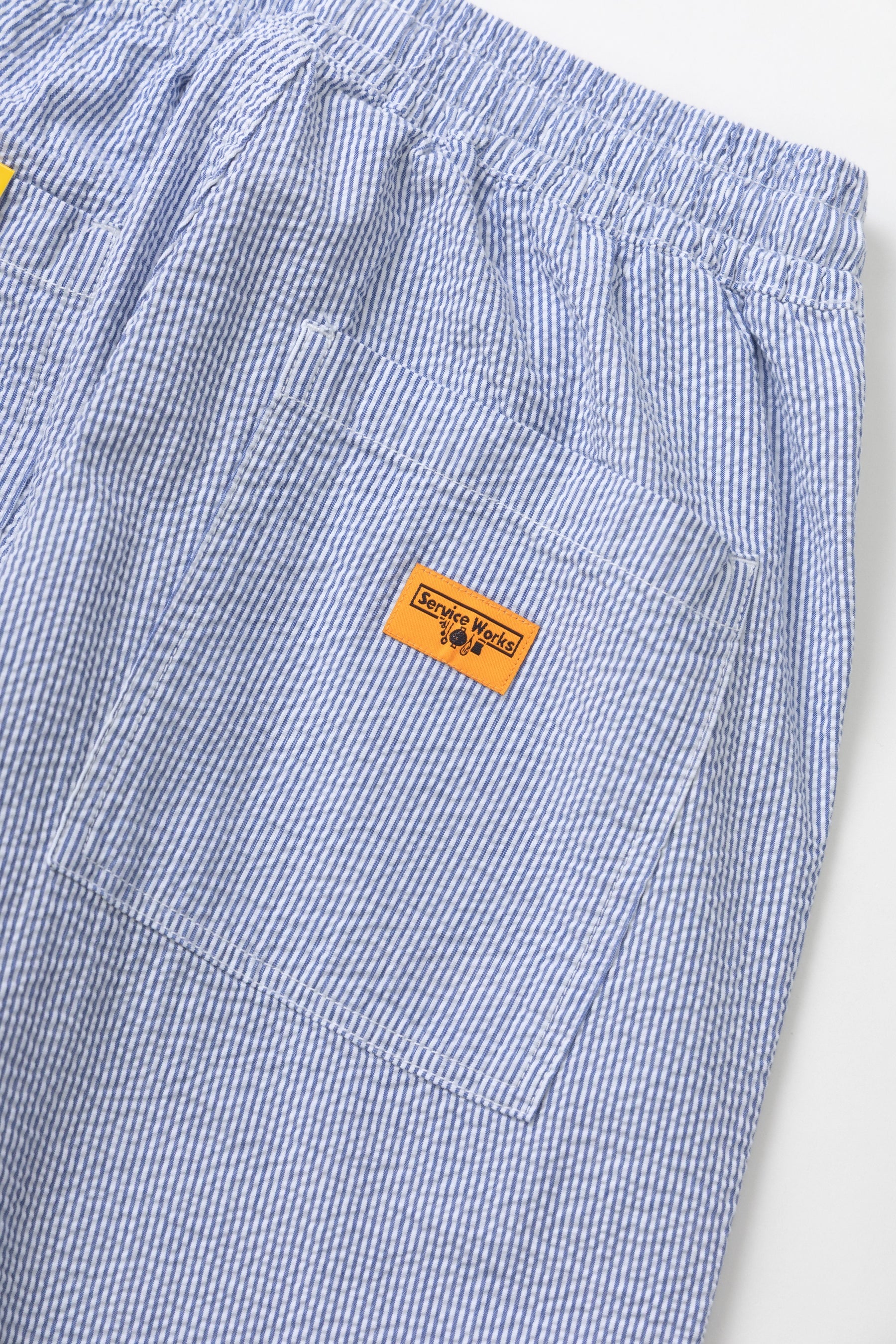 Seersucker Chef Pants - Navy Stripe - Image 4