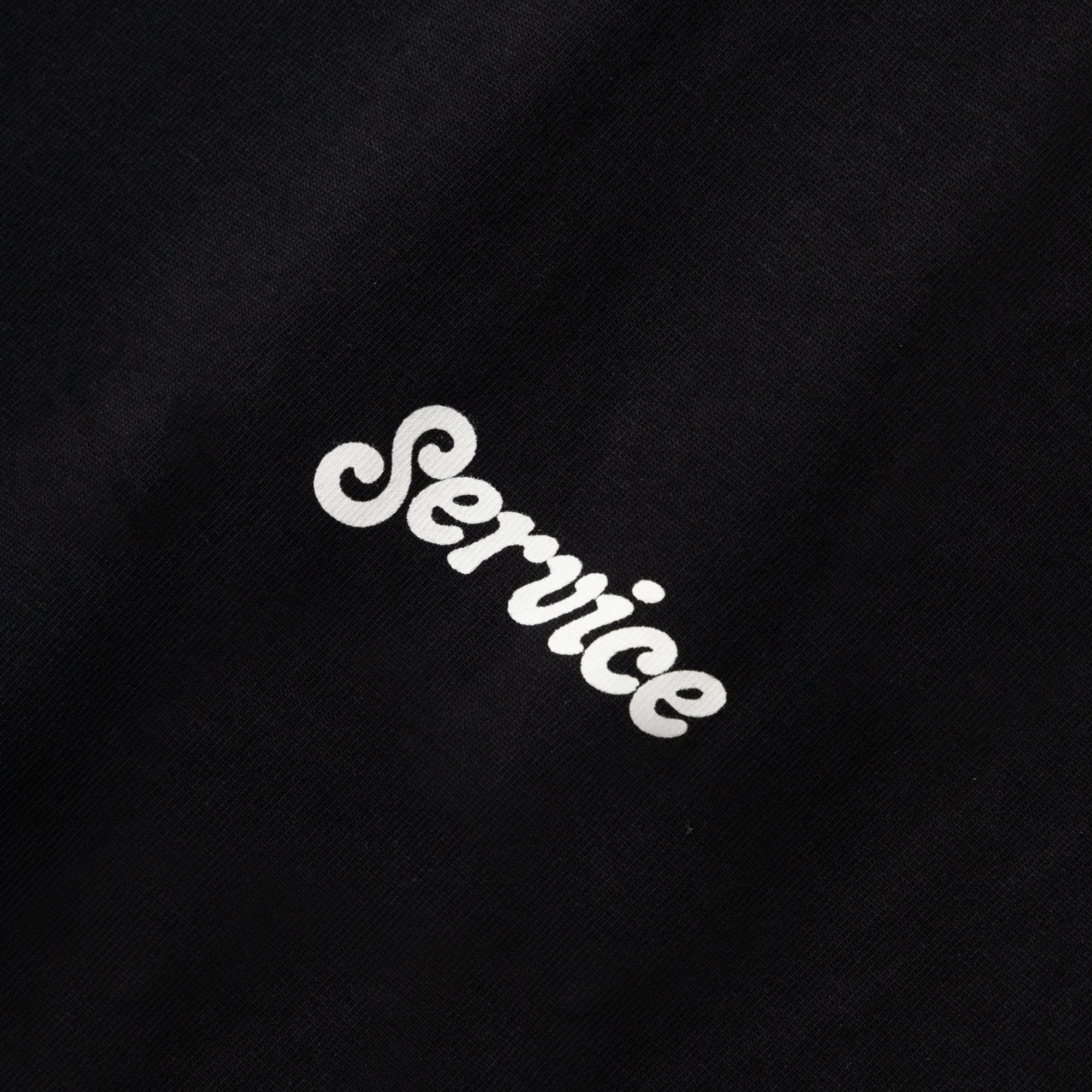 Service Logo Tee - Black - Image 2