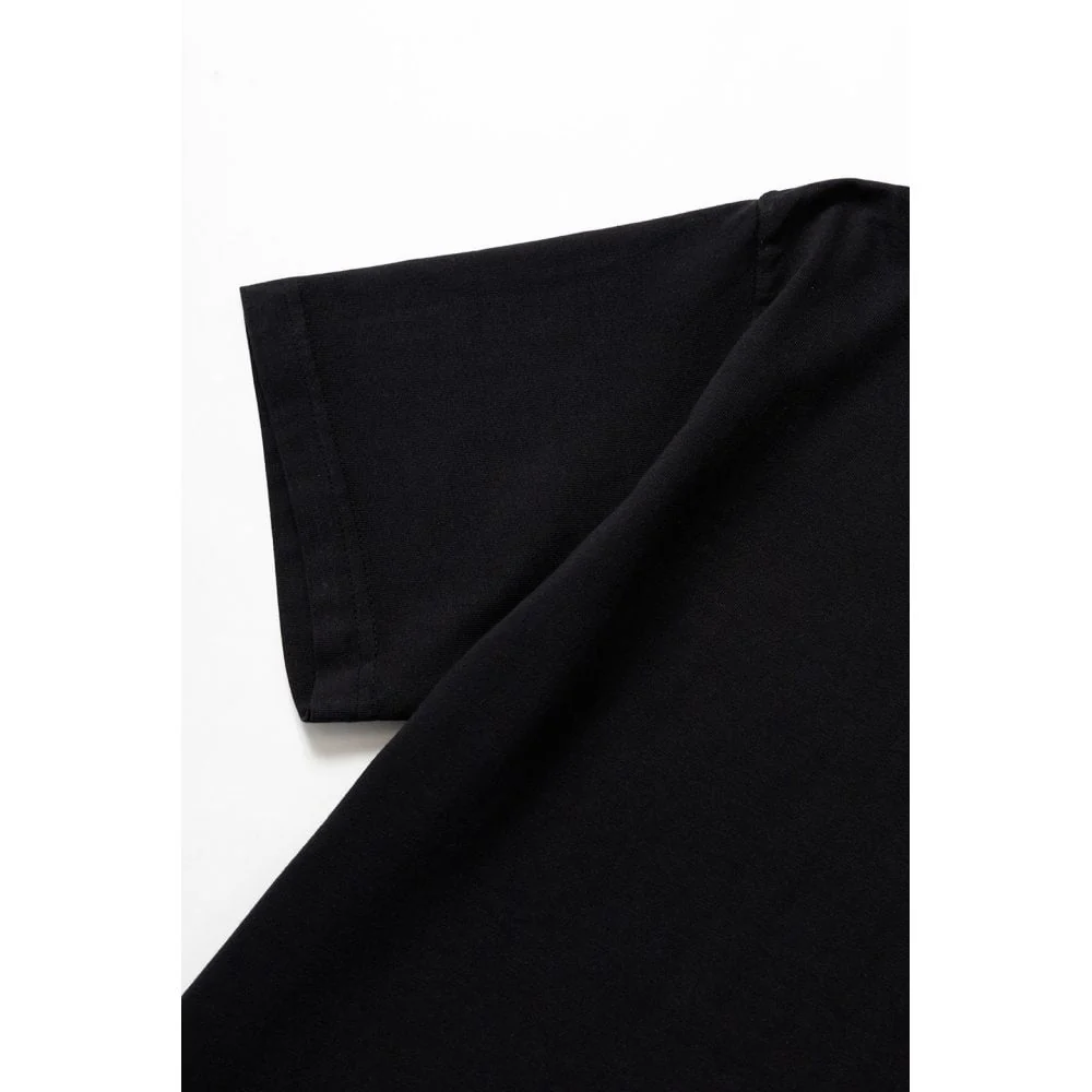 Service Logo Tee - Black - Image 4