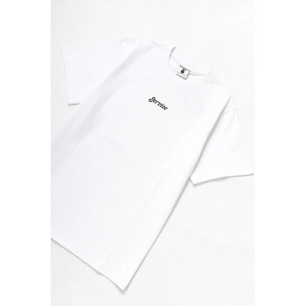Service Logo Tee - White - Image 3