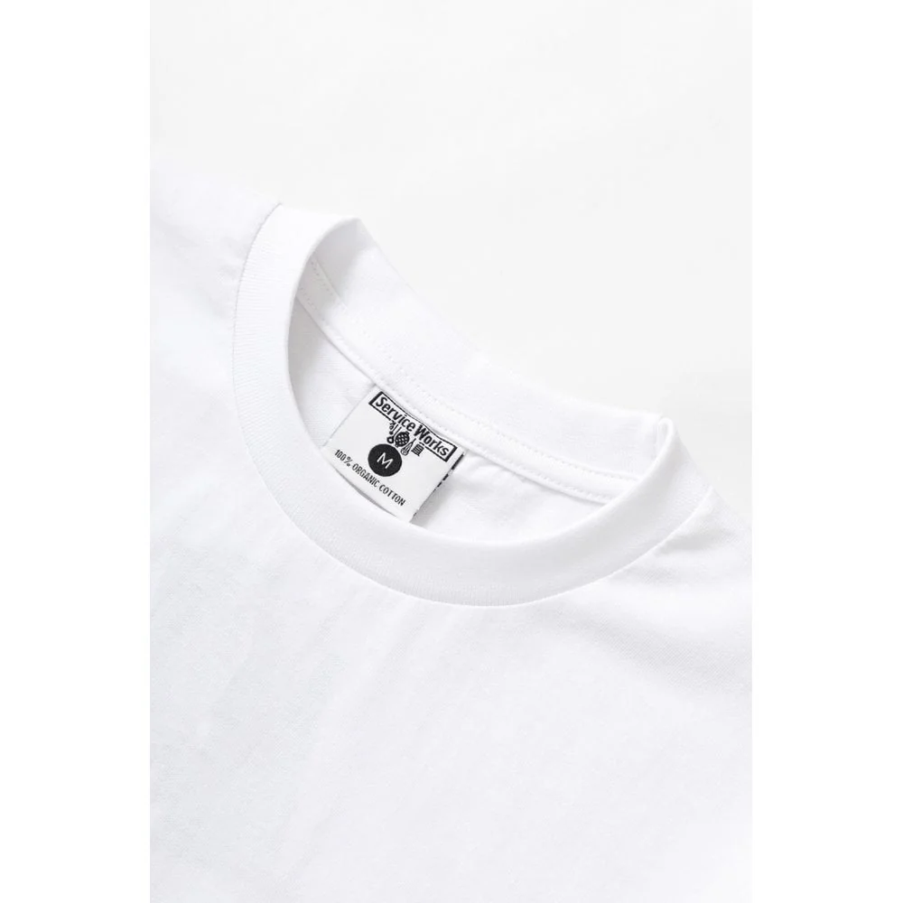 Service Logo Tee - White - Image 5
