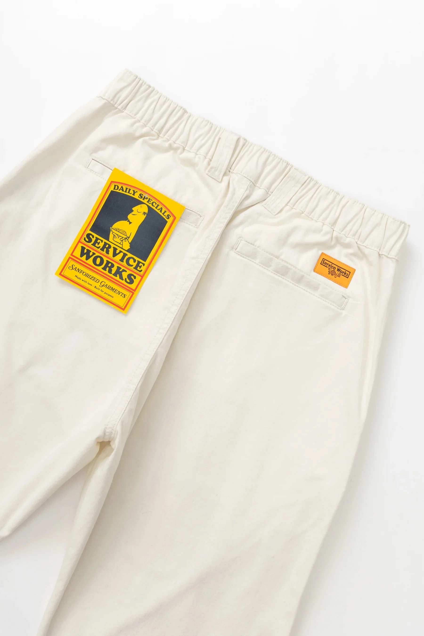 Twill Waiter Pants - Off White - Image 2