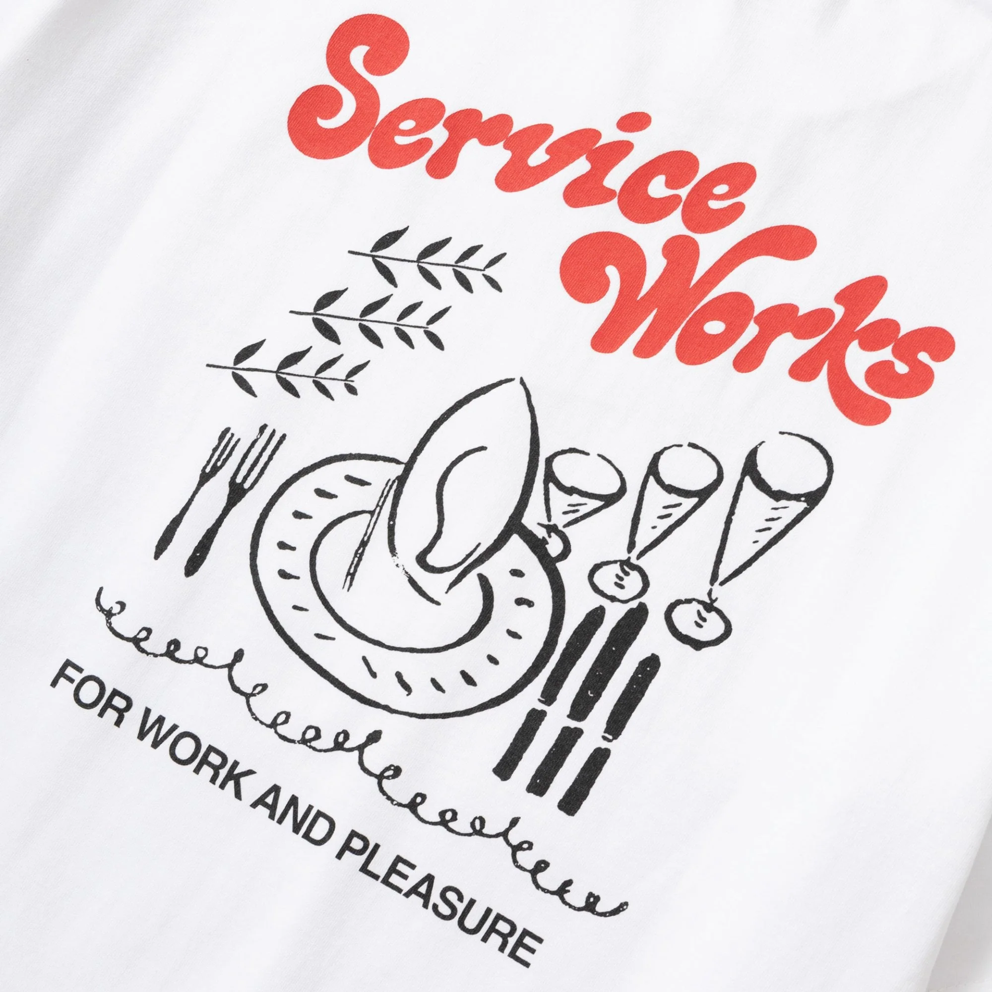 Work + Pleasure Tee - White - Image 3