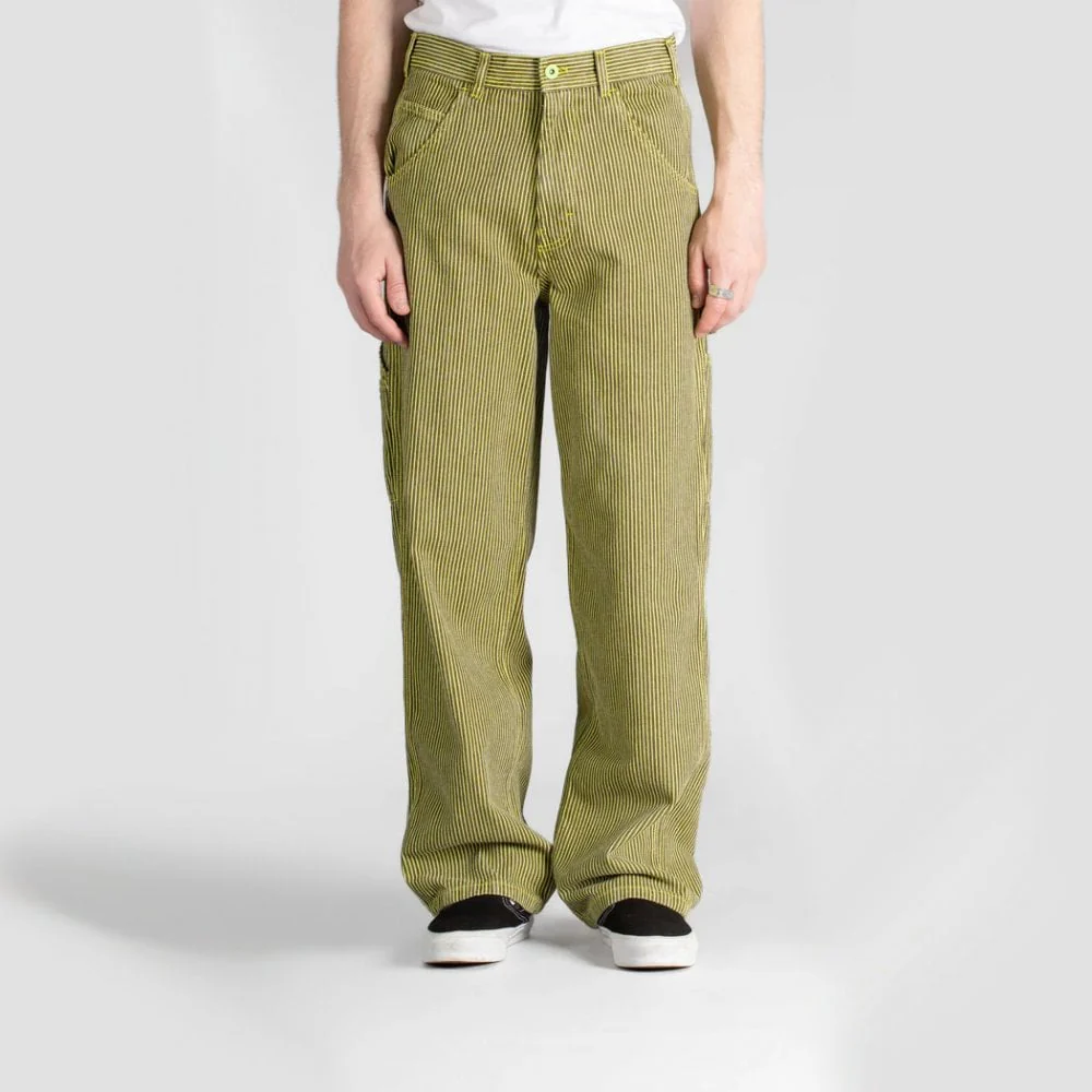 Big Job Painter Pant - Lime / Black Hickory - Image 2