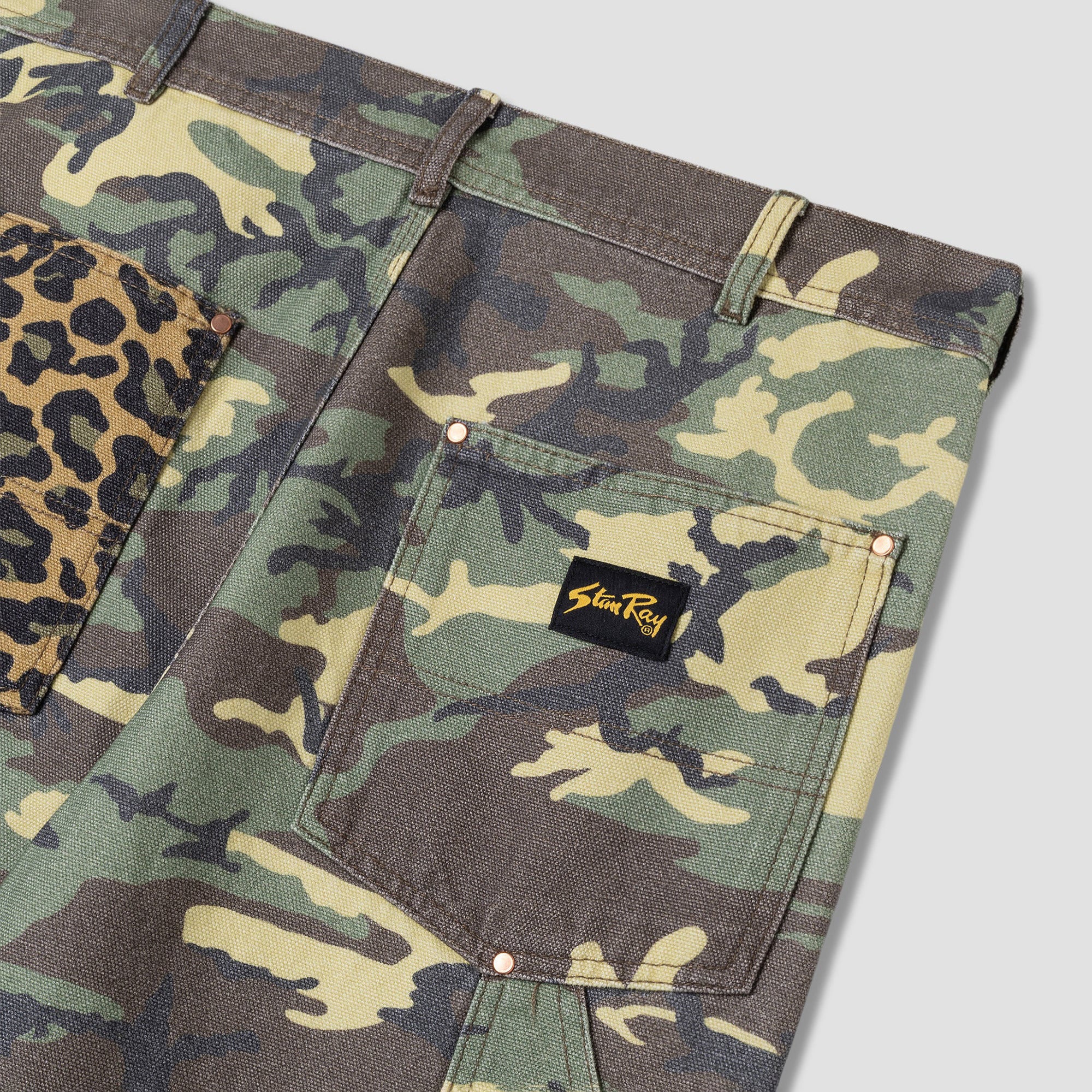 Double Knee Pant - Woodland / Leopard Mix - Image 3