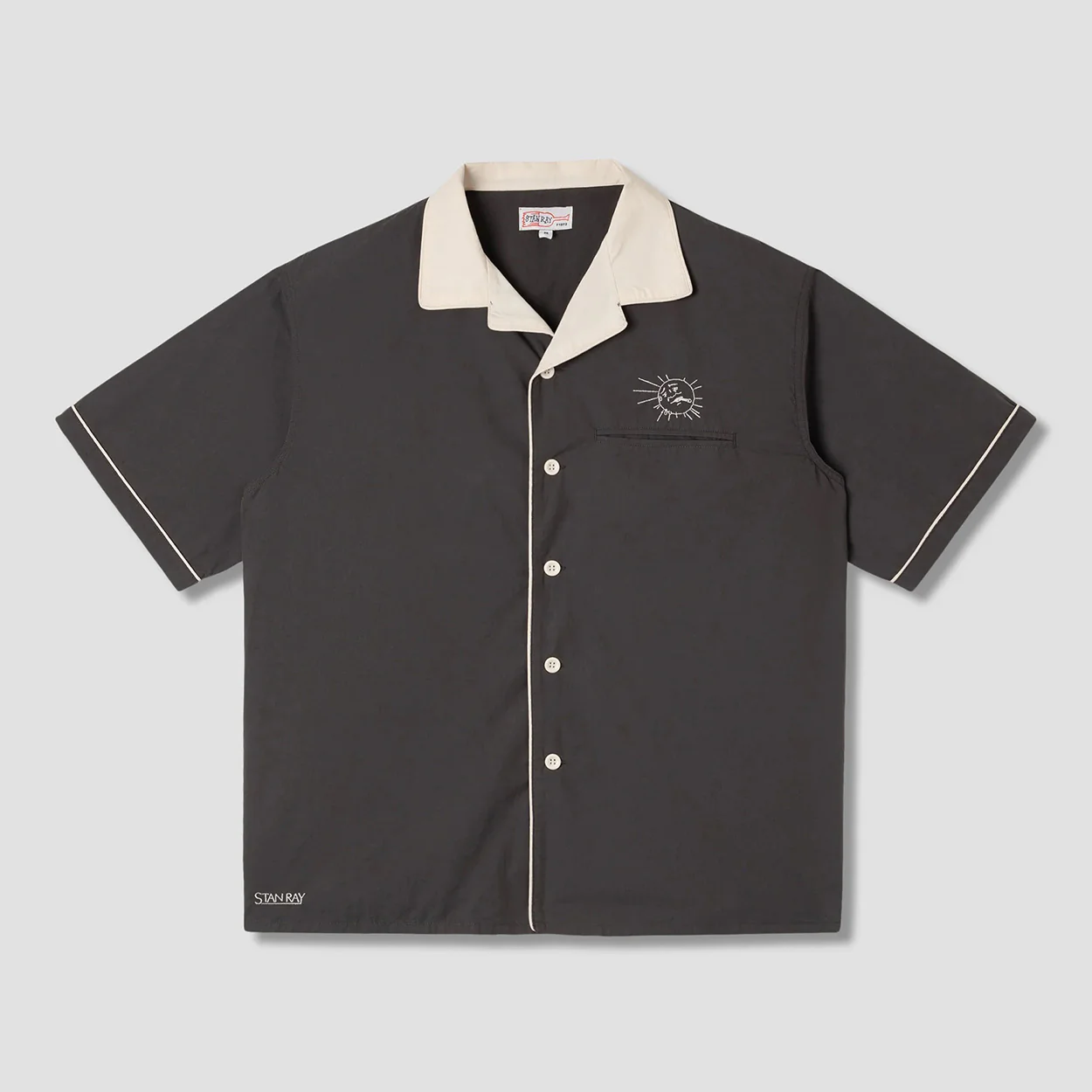 SS Bowling Shirt - Raven Black