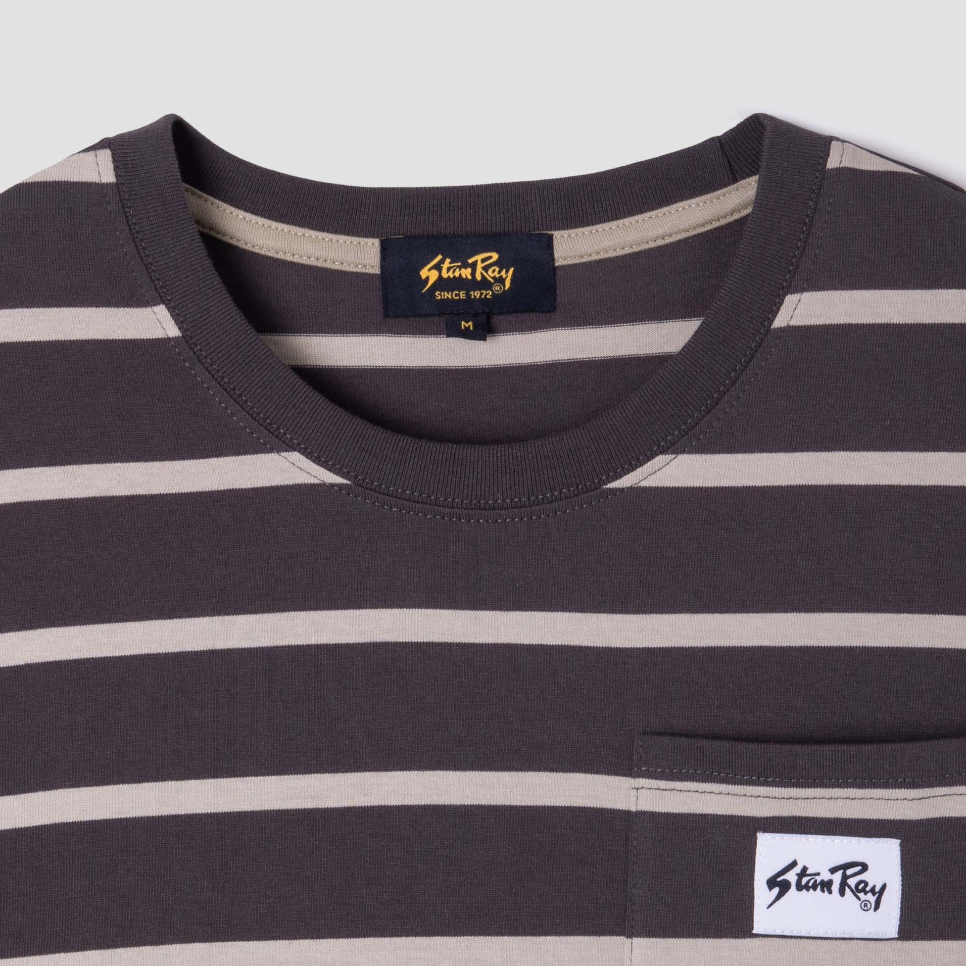 Stripe Tee - Raven/Eucalyptus - Image 2