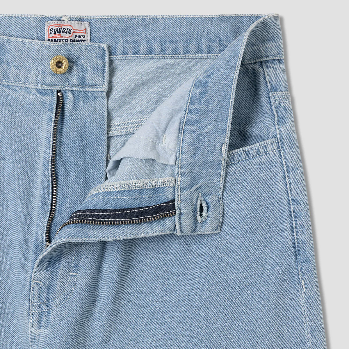 Wide 5 Short - Ice Stone Denim - Image 3