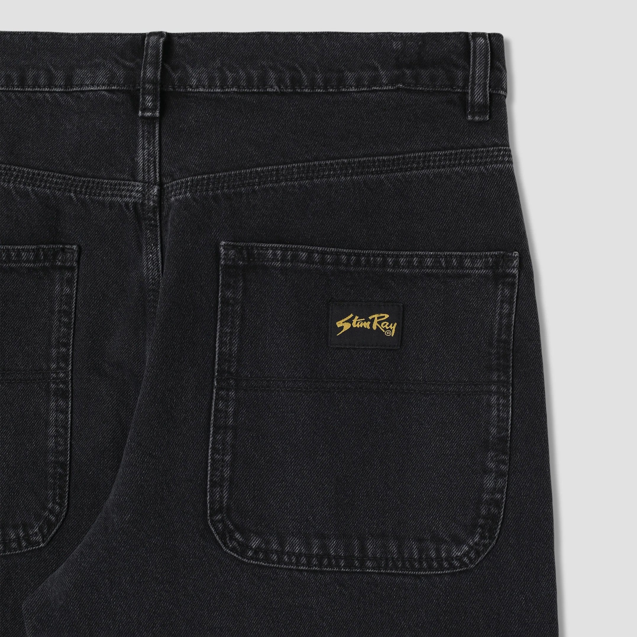 Wide 5 - Stonewashed Black Denim - Image 6