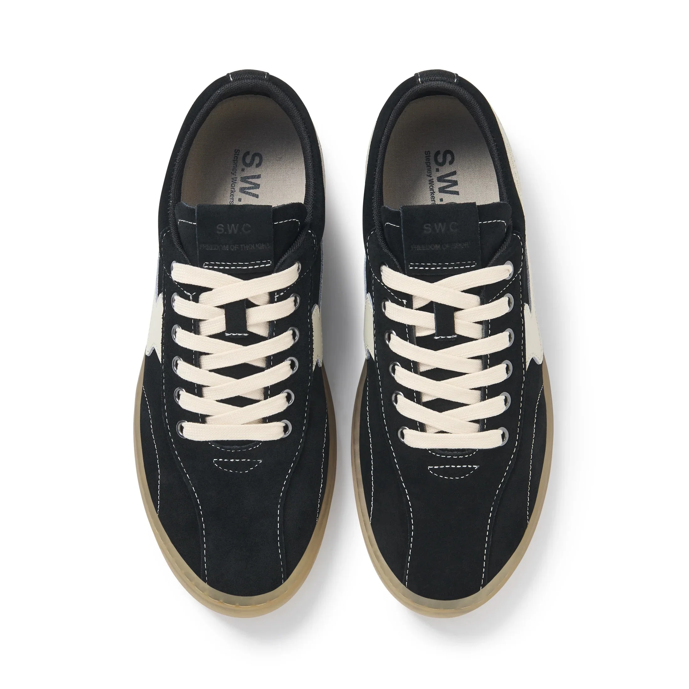 Surma S-Strike Suede - Black / Ecru - Image 3