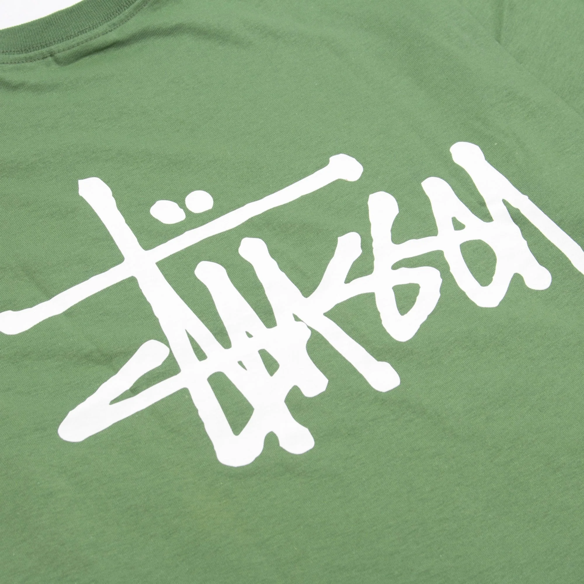 Basic Stussy Tee - Green - Image 4