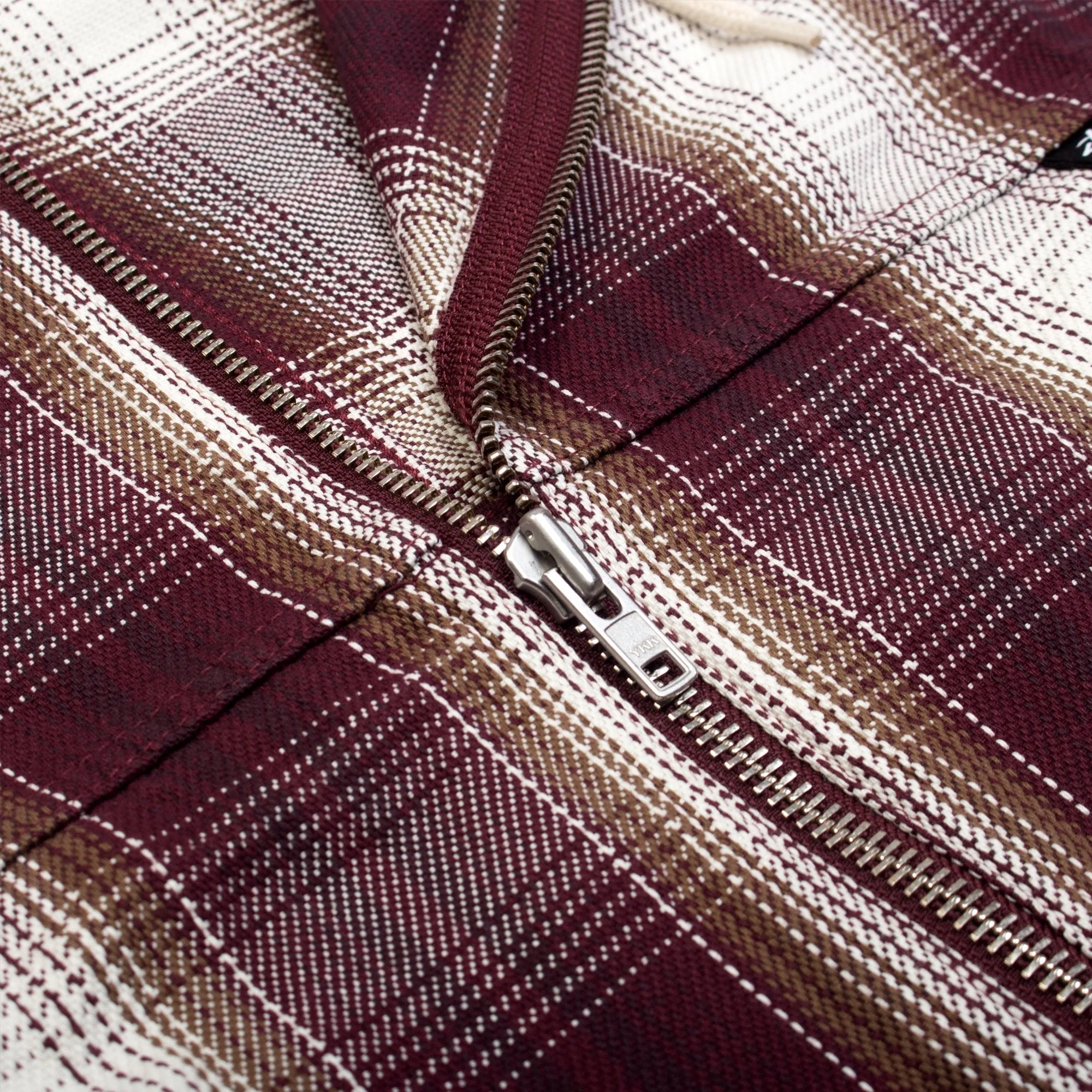 Shadow Plaid Zip Work Jacket - Image 6