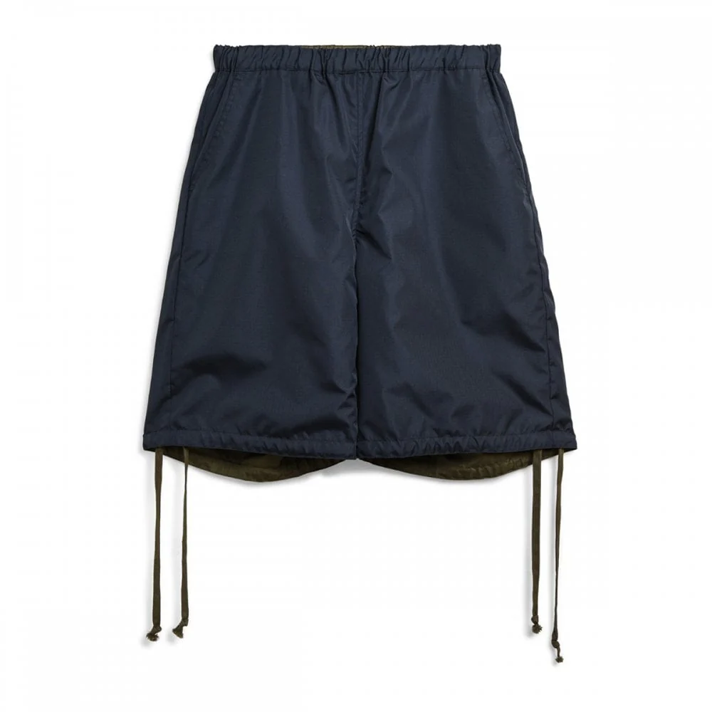 Non Down Military Reversible Shorts - Dark Olive - Image 2