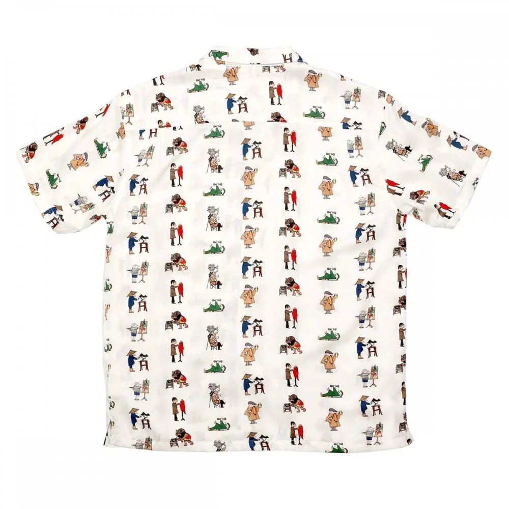 Tensel AOP S/S Shirt - White - Image 2