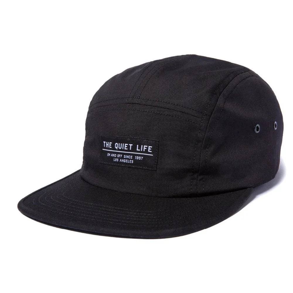 Foundation 5 Panel Camper Hat - Made in U.S.A - 2025 - Black
