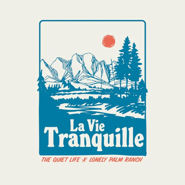 La Vie Tranquille Lonely Palm T-shirt - Cream - Image 3