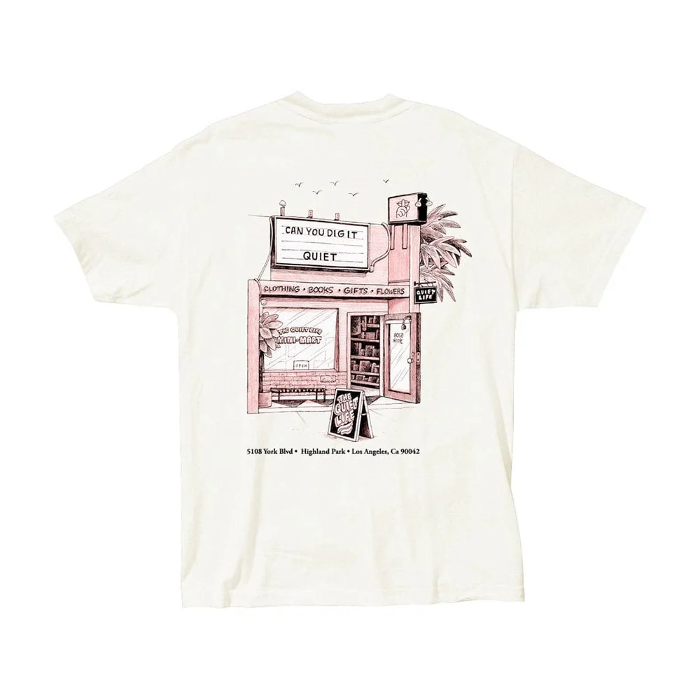 Millard Shop S/S T-shirt - Cream - Image 2