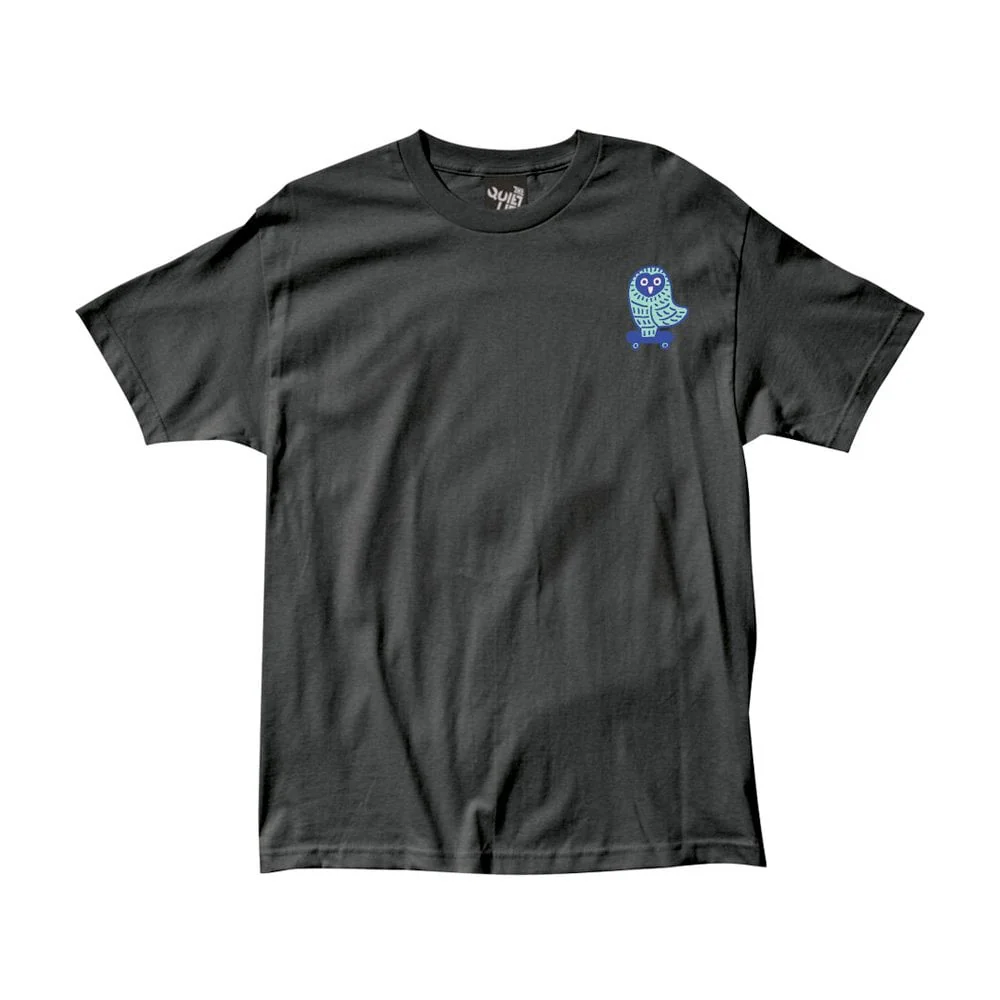 Skating Owl S/S T-shirt - Black